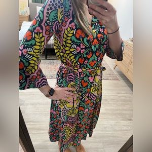 Boden Kaftan style midi dress